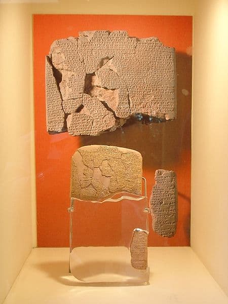 image The earliest known international treaty, the Qadesh treaty between the Hittites and Egypt, Hattusili III and Ramesses II co-signed by Queen Puduhepa © Giovanni Dall'Orto Wikimedia Commons