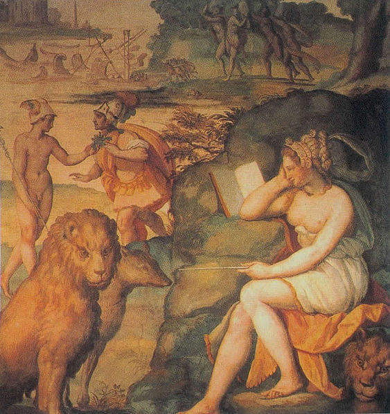 image Circe Poisons Odysseus's Friends, 1580 painting by Alessandro Allori / Wikimedia Common